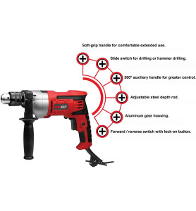 Promaker 1/2in Hammer Drill...